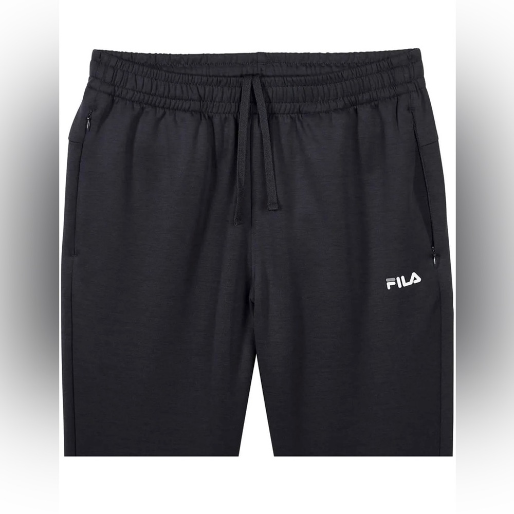 FILA | Men’s Dual Side Zipper Pockets Performance Jogger | Color: Black | Sz: XL - Picture 5 of 6